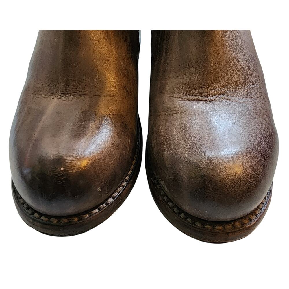 Bed Stu Bridgewater Grey Leather Boot